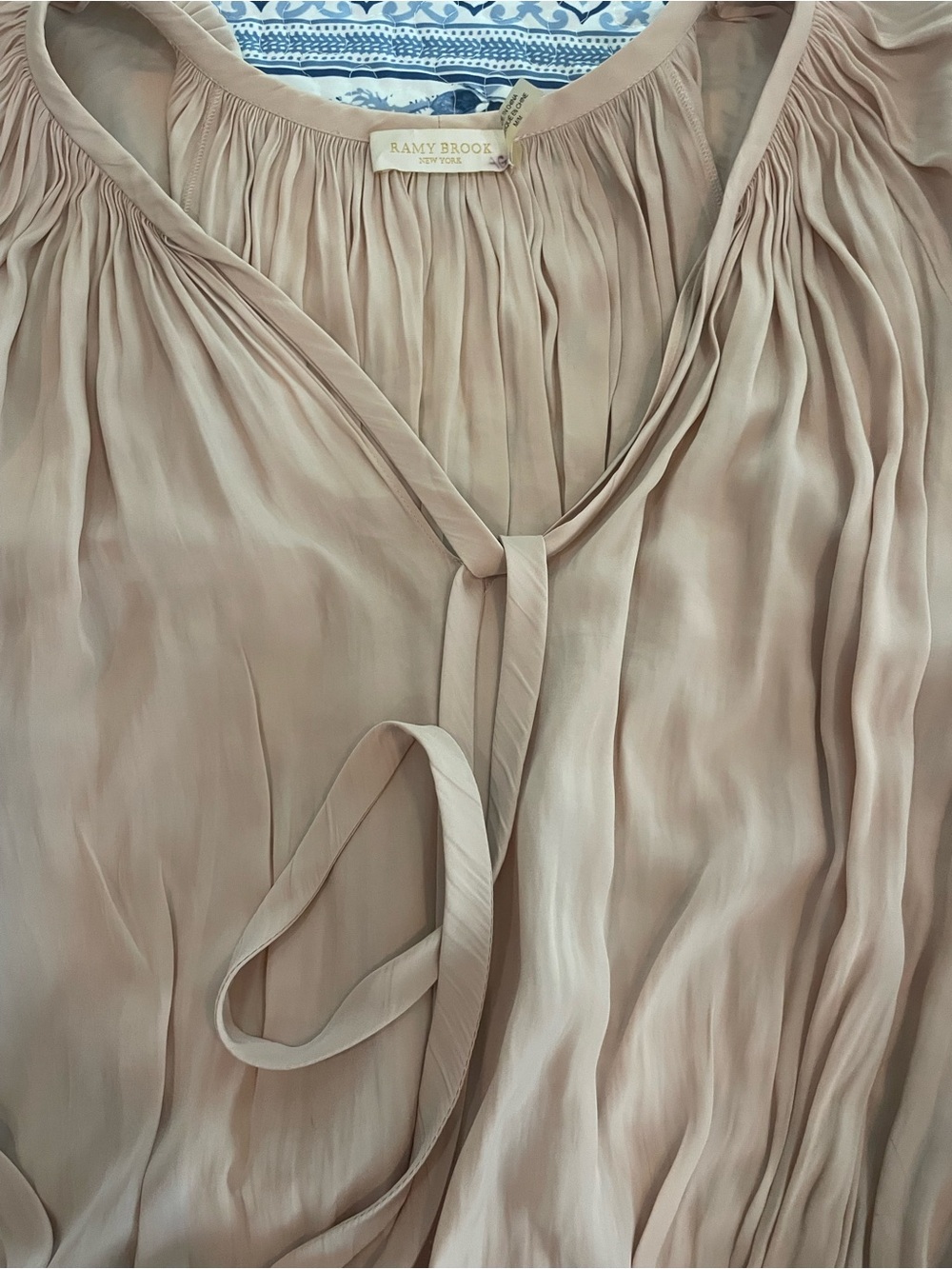 Ramy Brook Blush Pink Long-Sleeve Mini Dress - Picture 8 of 8